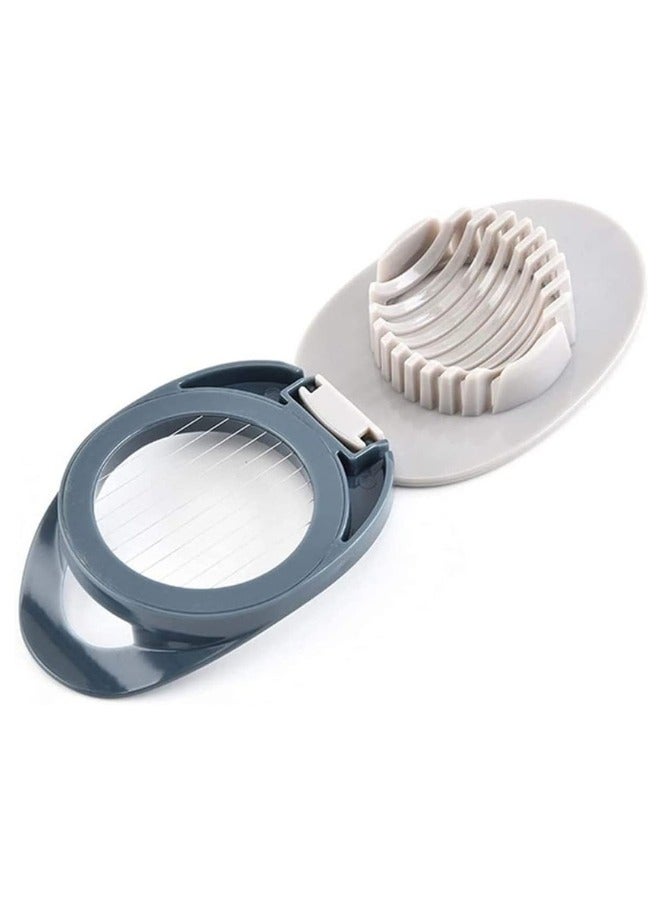 قطاعة بيض متعددة الوظائف من الفولاذ المقاوم للصدأ، أداة تقطيع البيض المسلوق والجبن والفطر بخيوط حادة متينة، سهلة الاستخدام والتنظيف وآمنة لغسالة الأطباق – أداة مطبخ عملية للسلطات والسندويتشات - Image 4