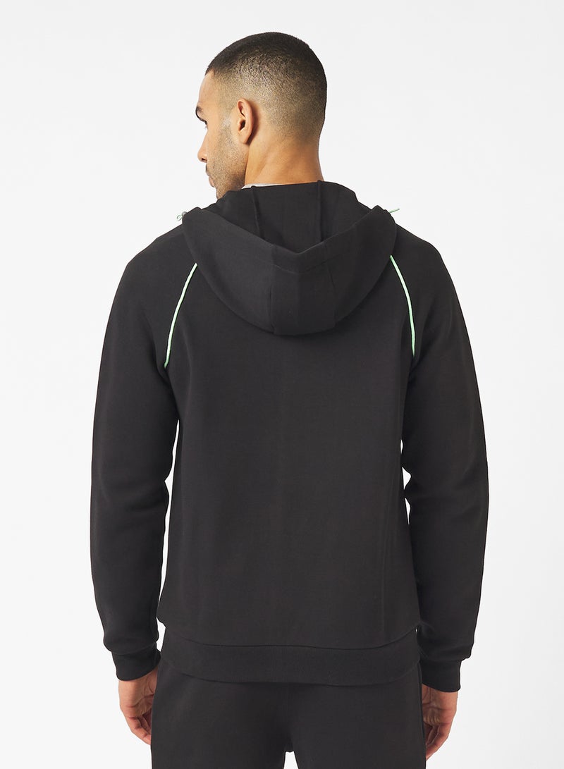 Reebok Logo Zip Through Hoodie - Image 2