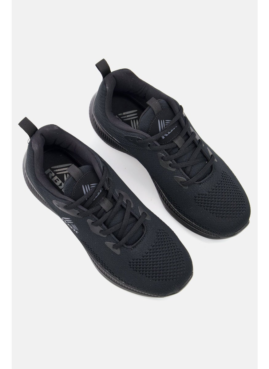 RBX - Men Lace Up Training Sports Shoes, Black - Image 1