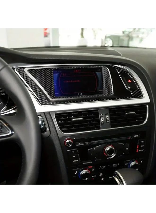 Carbon Fiber Interior Control Panel Sticker Type C LHD For Select Car Models - Image 5