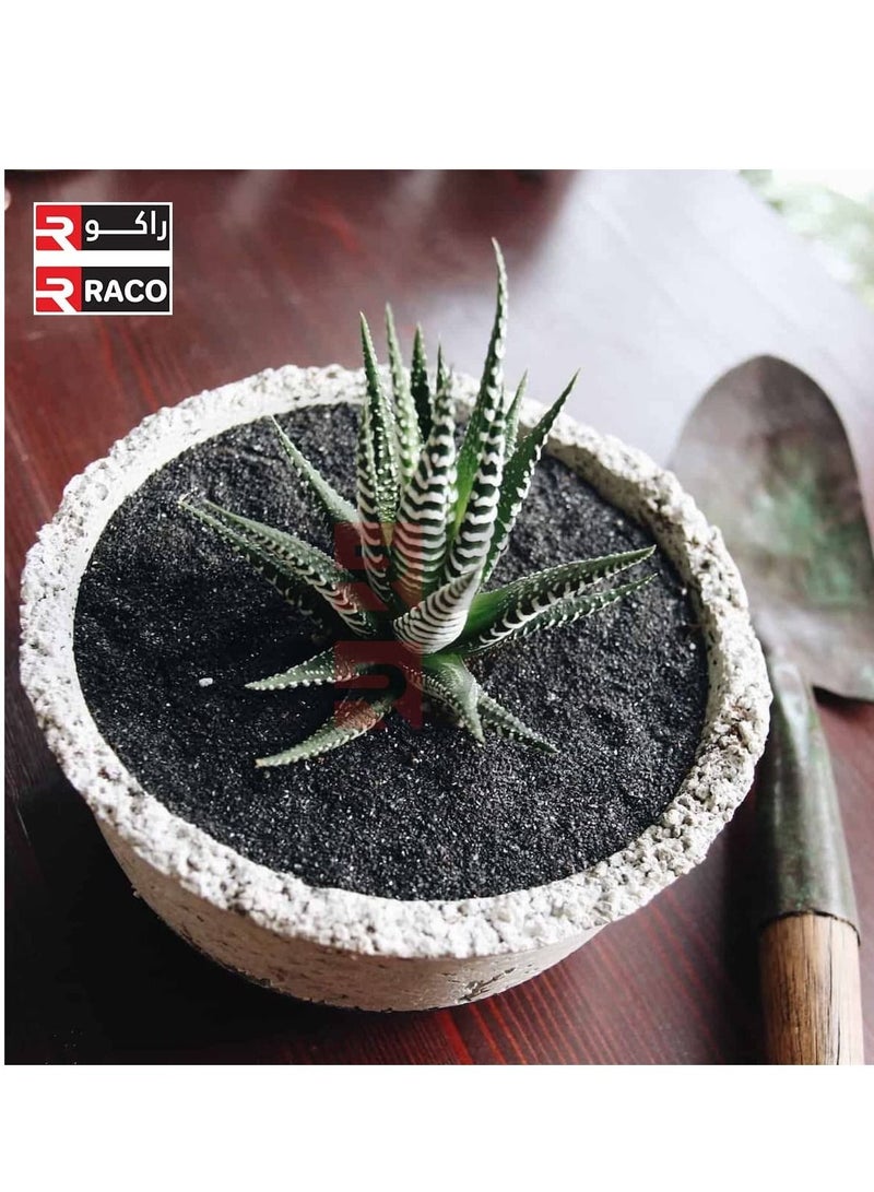 راكو رمل طبيعي متعدد الأغراض لأرضيات البناء ونباتات أحواض السمك و DIY 1 كجم أسود - Image 3