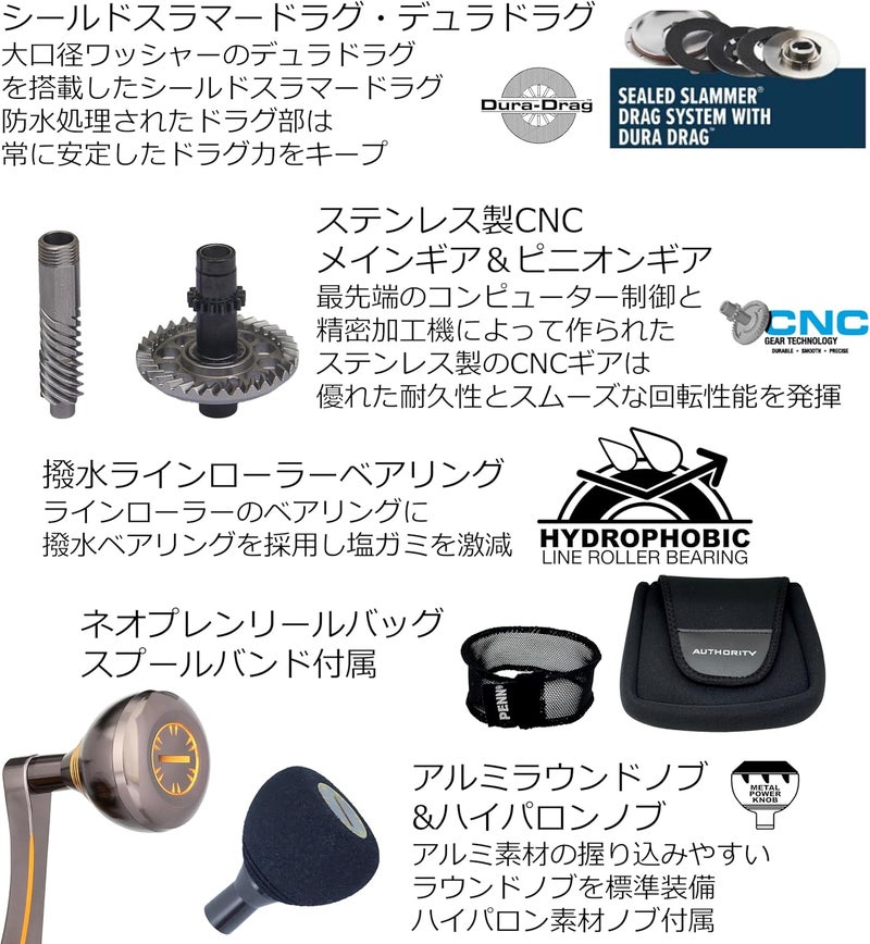 Penn Authority Spinning 5500 Spin Reel Box - Image 4