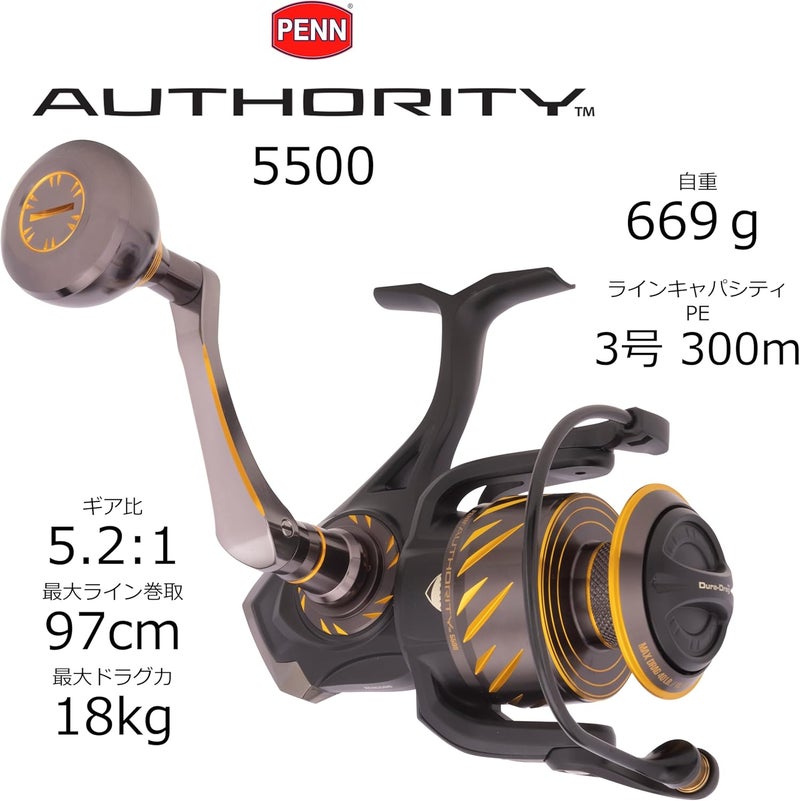 Penn Authority Spinning 5500 Spin Reel Box - Image 2