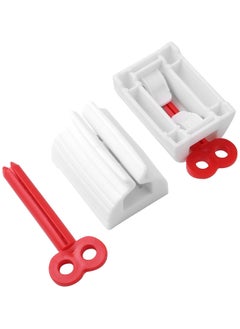 Oasisgalore 3pcs Rolling Tube Toothpaste Squeezer Toothpaste Seat Holder Dispenser for Bathroom（Mix Color）  - Image 3