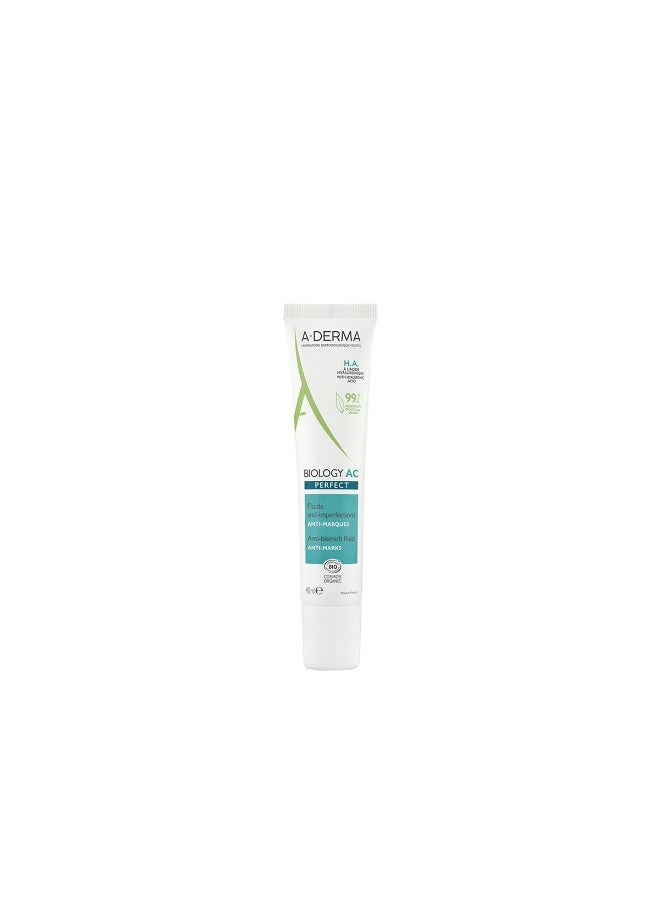 A-Derma Biology AC Perfect Anti-Blemish Fluid 40ml - Image 1