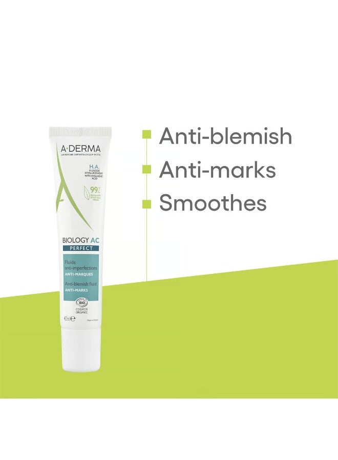 A-Derma Biology AC Perfect Anti-Blemish Fluid 40ml - Image 4