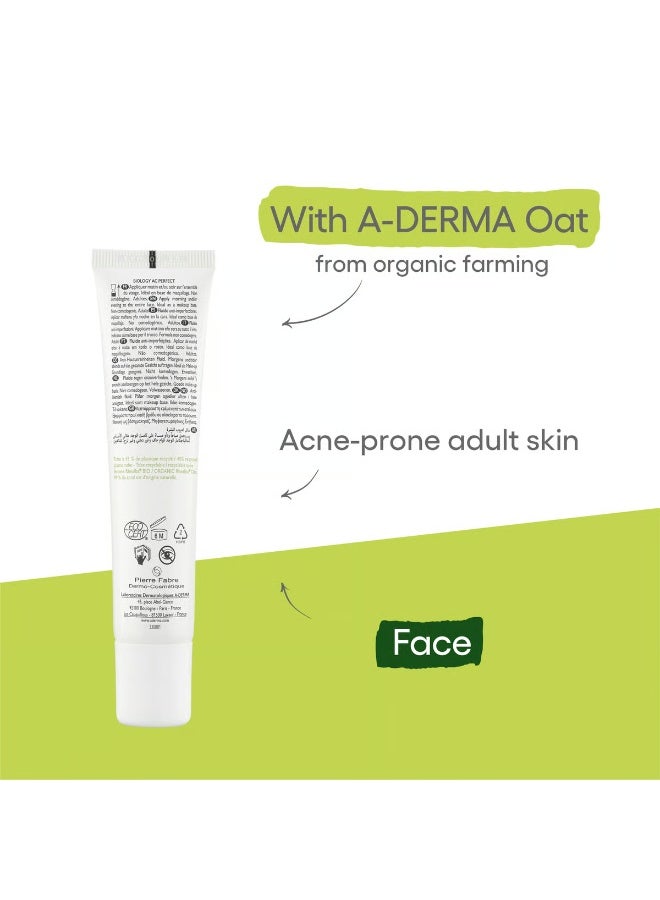 A-Derma Biology AC Perfect Anti-Blemish Fluid 40ml - Image 3