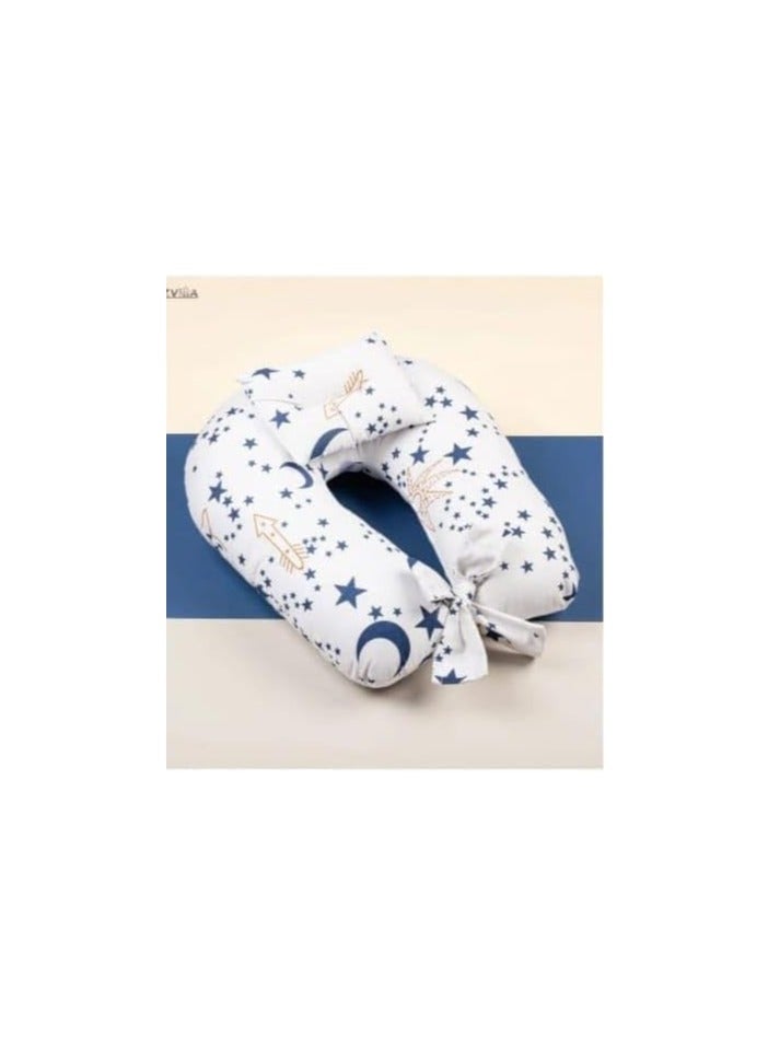 Moro Moro 3 Baby Nursing Pillow with Washable Cotton Cover Multicolor and Graphics