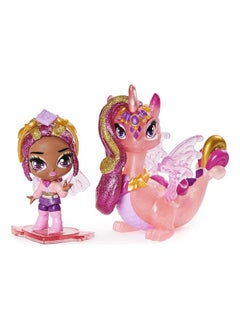 HATCHIMALS Hatchimals Pixies Riders, Crystal Charlotte Pixie and Draggle Glider Set with Mystery Feature  - Image 4