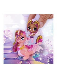 HATCHIMALS Hatchimals Pixies Riders, Crystal Charlotte Pixie and Draggle Glider Set with Mystery Feature  - Image 3