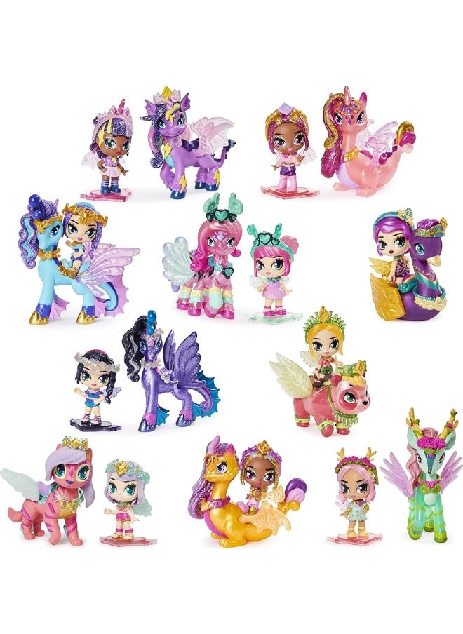 Hatchimals Pixies Riders, Crystal Charlotte Pixie and Draggle Glider Set with Mystery Feature