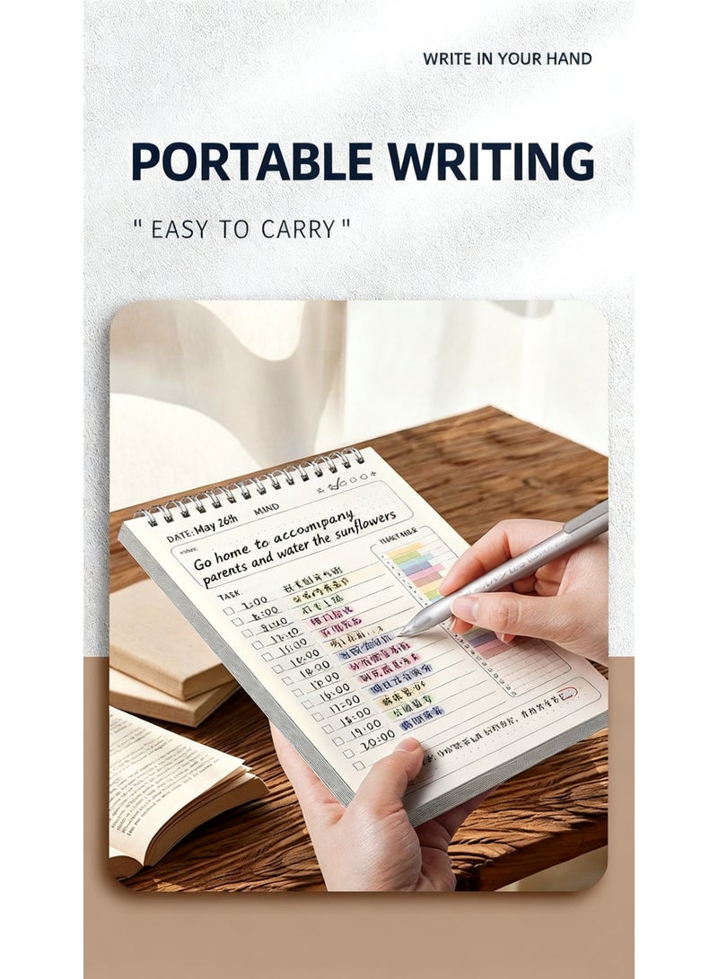 Generic A5 Daily Planner Notebook - 160 Pages, Schedule & Task Organizer for Office and School Supplies - Image 2