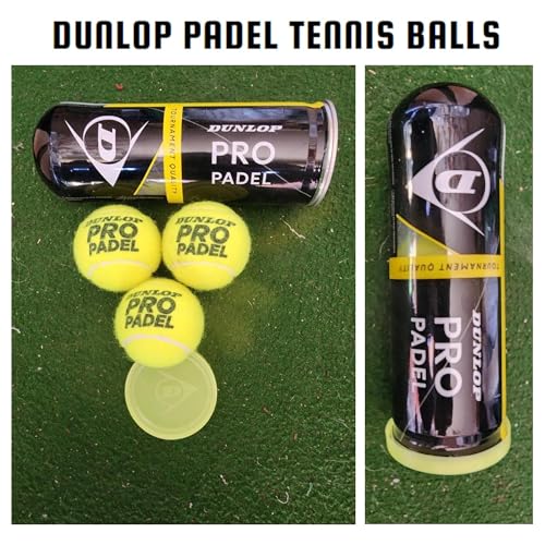 Dunlop Sports Pro Padel Ball, 3-Ball can, Yellow - Image 4