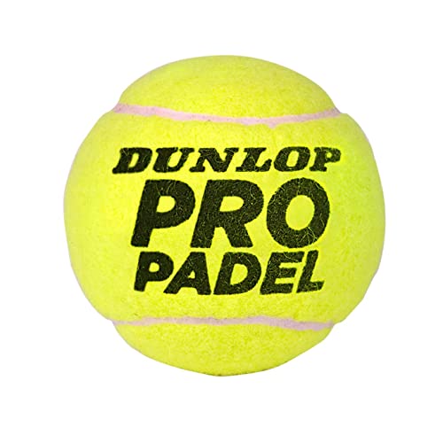 Dunlop Sports Pro Padel Ball, 3-Ball can, Yellow - Image 2