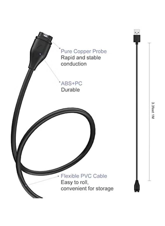 Watch Replacement Usb Charger 1M Cable Charging For Garmin Vivoactive 3 4 4S Fenix 7 7X 6 6S Pro 5 5X Plus Forerunner 955 935 945 Vivomove 3 3S Vivosport Venu Sq/Instinct 2 2S - Image 5