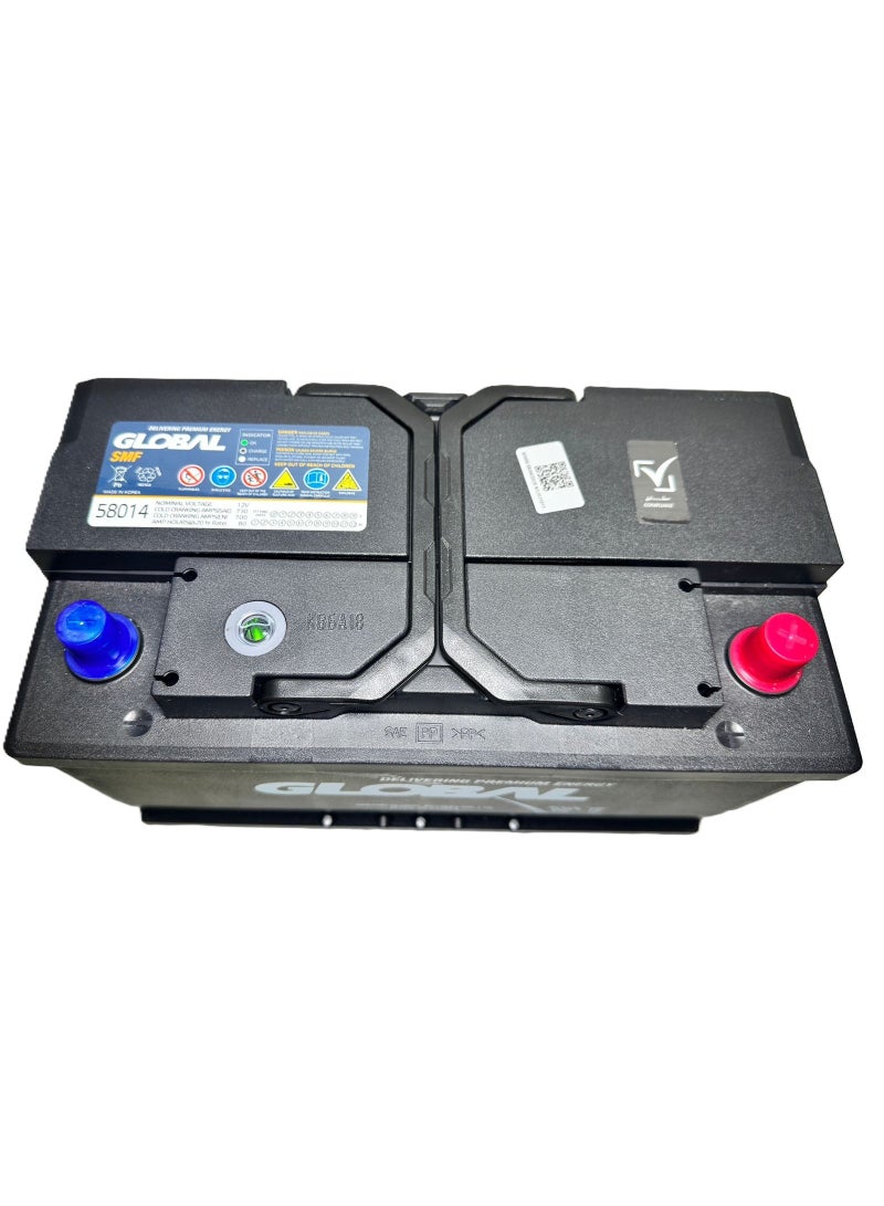 GLOBAL Car Battery 12V 80AH DIN80L / 58014 - Image 3