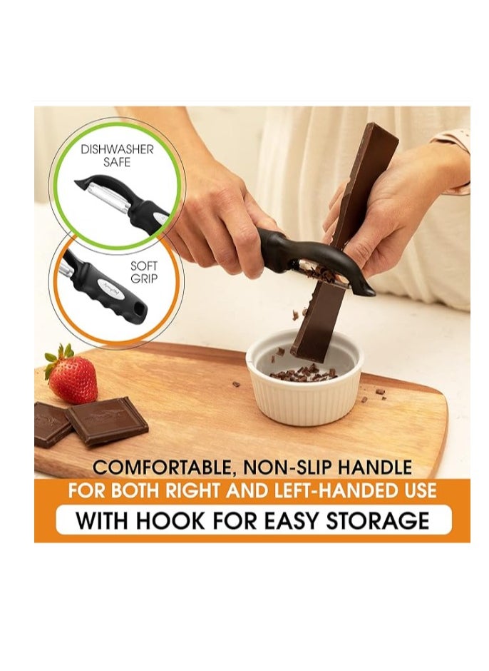 Generic - advanced rotating vegetable peeler black - Image 1