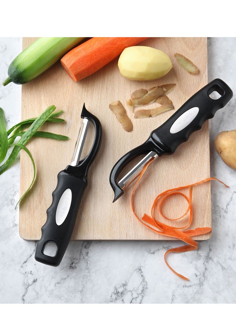 Generic - advanced rotating vegetable peeler black - Image 1