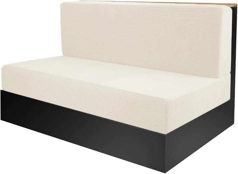 Elastic Rv Cushion Covers for Dinette Bench & Backrest, Stretchy and Universal Fit, Machine Washable, and Comfortable - Image 2