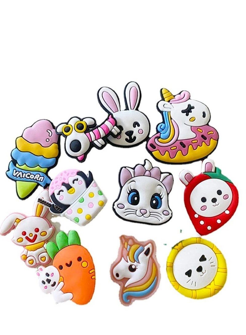 Shoe Decoration Charms for 100 Pcs Random Pins for Crocs Shoes Sandals Buckle Party Birthday Gift Charms Bracelet Wristband Decorations for Adult Men Women Kids - Image 4