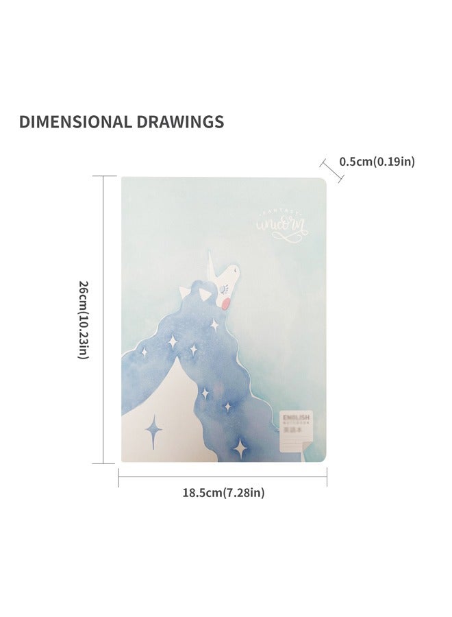 XIANGYU B5 Notebook With Flower Design Pocket Planner Journal Diary English Line  - Image 2