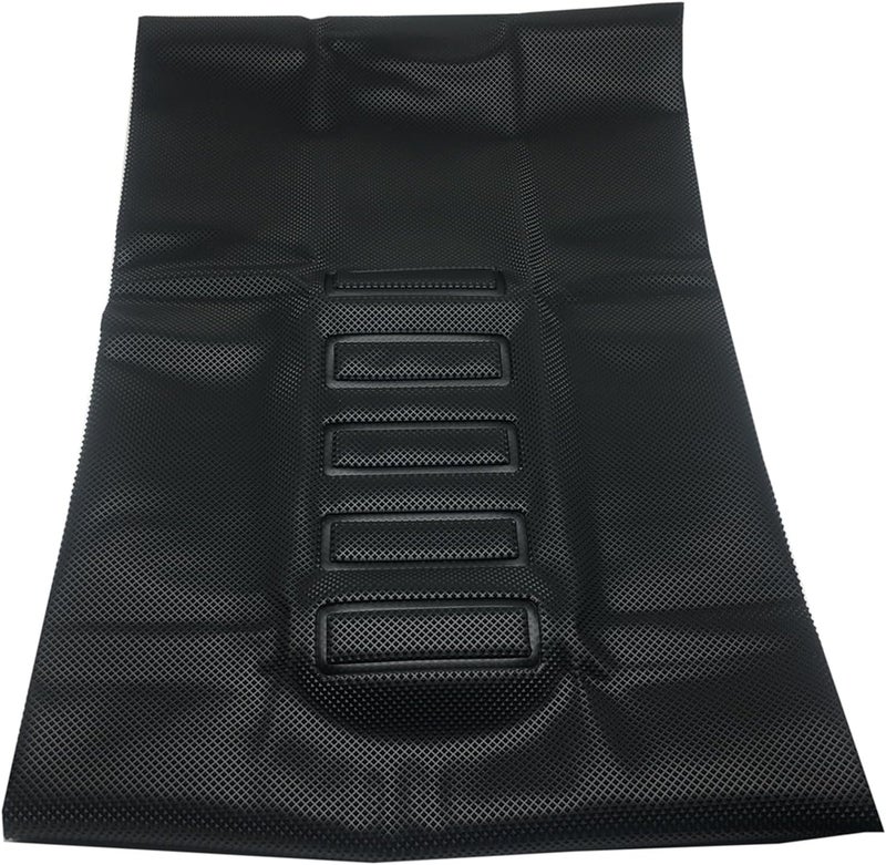 Carmoeignin Motorcycle Universal ATV Seat Cover Non-Slip Rubber for Yamaha Raptor 700 700R Honda TRX450 TRX 450 ER/TRX 450R Suzuki Kawasaki Polaris (Black) - Image 1