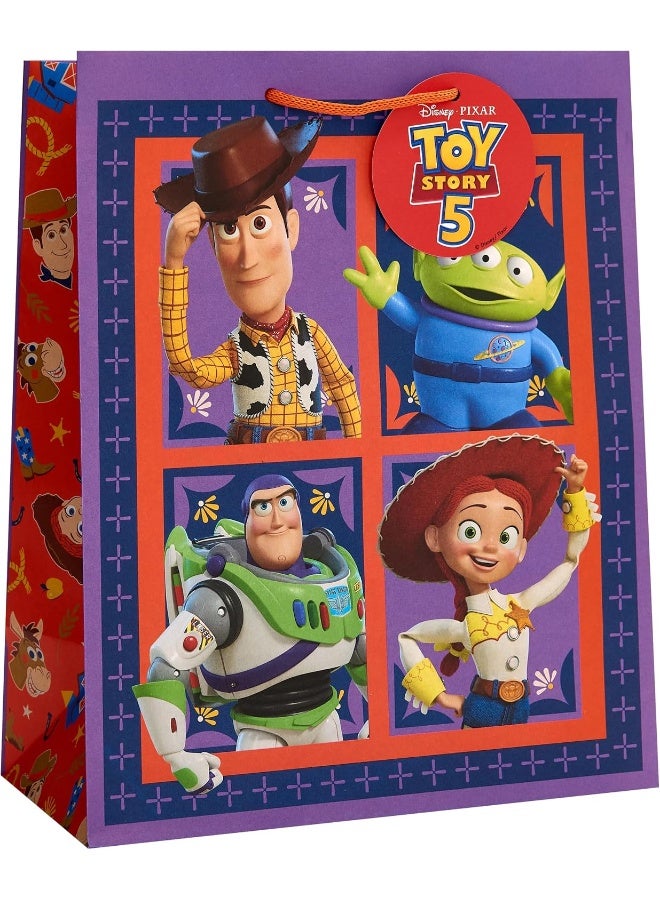 UK Greetings Disney Pixar Toy Story 5 Large Gift Bag (33 x 36.6 cm) - Image 2