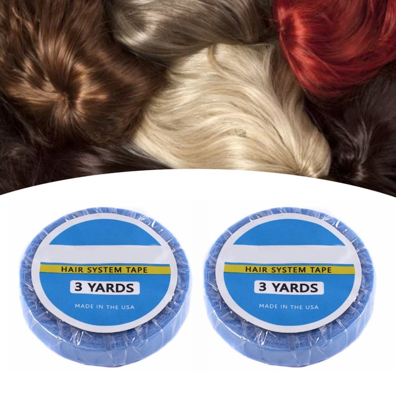 2 Rolls Wig Support Tape Waterproof Sweatproof Strong Adhesive Hair System Tape Roll 8.9ft Length - Image 5