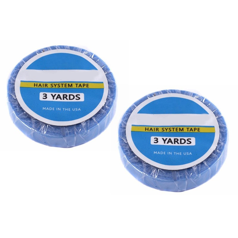 2 Rolls Wig Support Tape Waterproof Sweatproof Strong Adhesive Hair System Tape Roll 8.9ft Length - Image 4