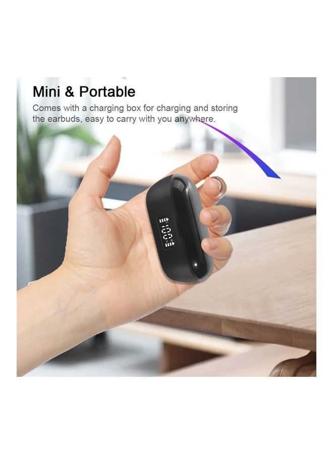 NIBEMINENT Bluetooth 5.0 Mini TWS In-Ear Earbuds With Mic And Charging Case  - Image 3