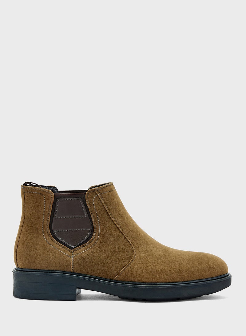 Robert Wood Casual Suede Chelsea Boots  - Image 1