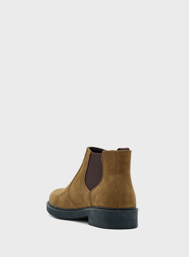 Robert Wood Casual Suede Chelsea Boots  - Image 3