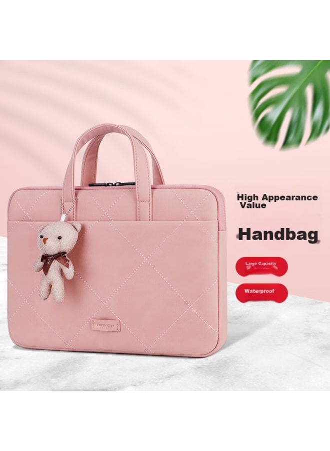 Brinch Laptop Bag For Women, 15.6-inch, Business Commute, Simple Design, Suitable For Apple And Huawei Laptops - Image 1