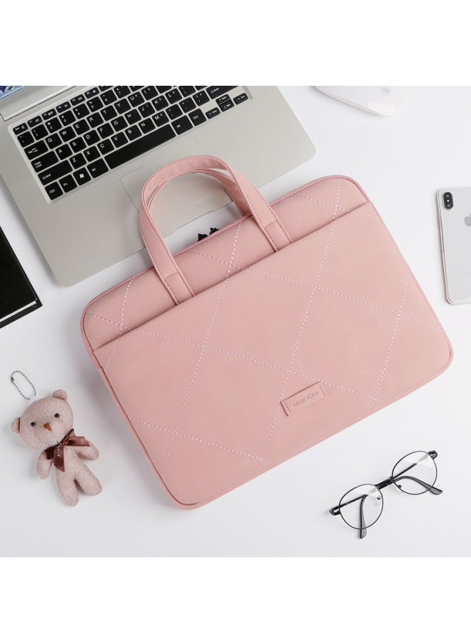 Brinch Laptop Bag For Women, 15.6-inch, Business Commute, Simple Design, Suitable For Apple And Huawei Laptops - Image 4