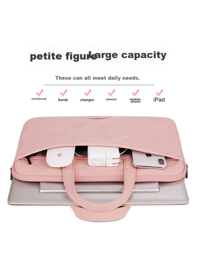 Brinch Laptop Bag For Women, 15.6-inch, Business Commute, Simple Design, Suitable For Apple And Huawei Laptops - Image 3