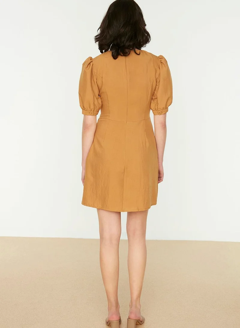 trendyol Ruffled Mini Dress