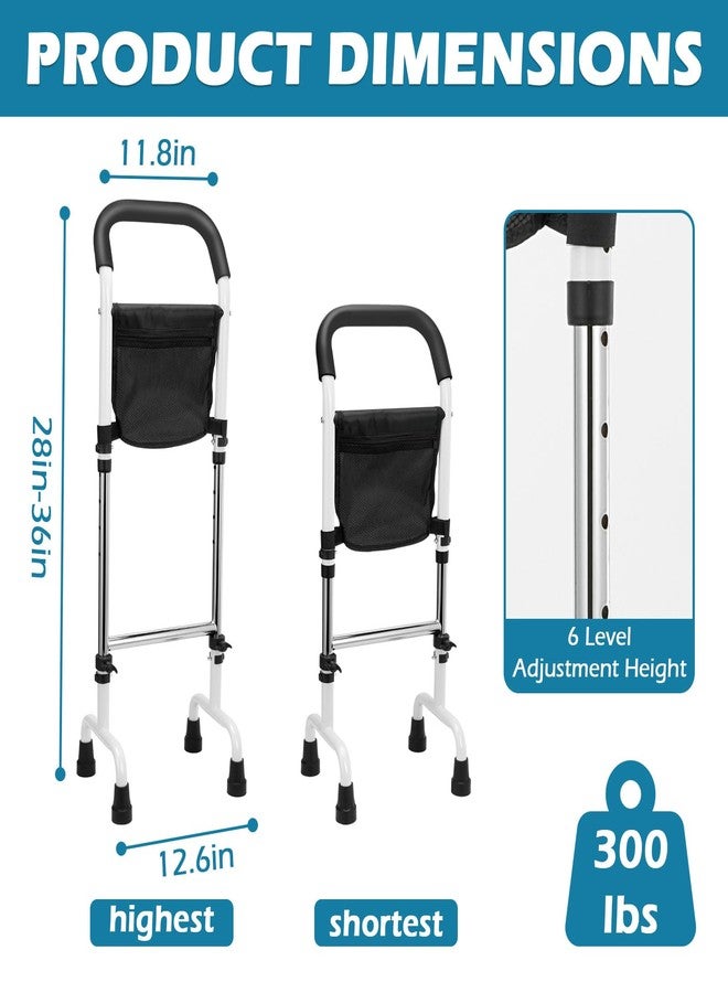Inlisy Adjustable Stand Assist Aid for Elderly, Couch Stand Assist with Motion Sensor Night Light, Stair Canes for Seniors, Handicap Accessories for Daily Living, Black - Image 2