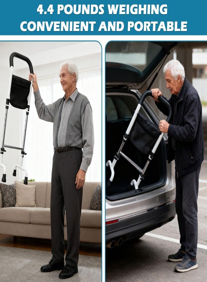 Inlisy Adjustable Stand Assist Aid for Elderly, Couch Stand Assist with Motion Sensor Night Light, Stair Canes for Seniors, Handicap Accessories for Daily Living, Black - Image 5
