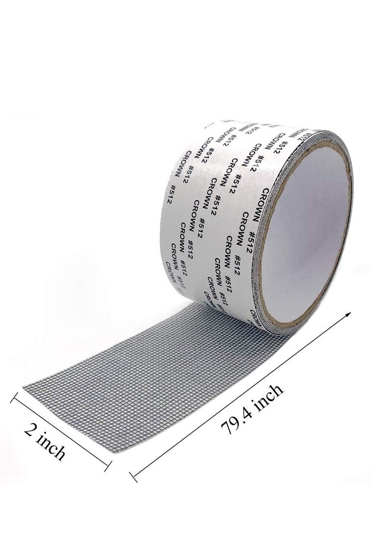 Generic - Adhesive tape for repairing holes and tears in window and door wires, made of mesh fiberglass to prevent the entry of mosquitoes and insects - Image 1