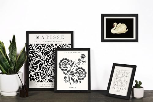 ANERZA 16 PCS Framed Black and White Wall Art Decor, Matisse Abstract Wall Prints for Bedroom, Gallery Wall Frame Set, Minimalist Posters for Living Room Aesthetic, Collage Kit, Dorm Home Artwork - Image 5