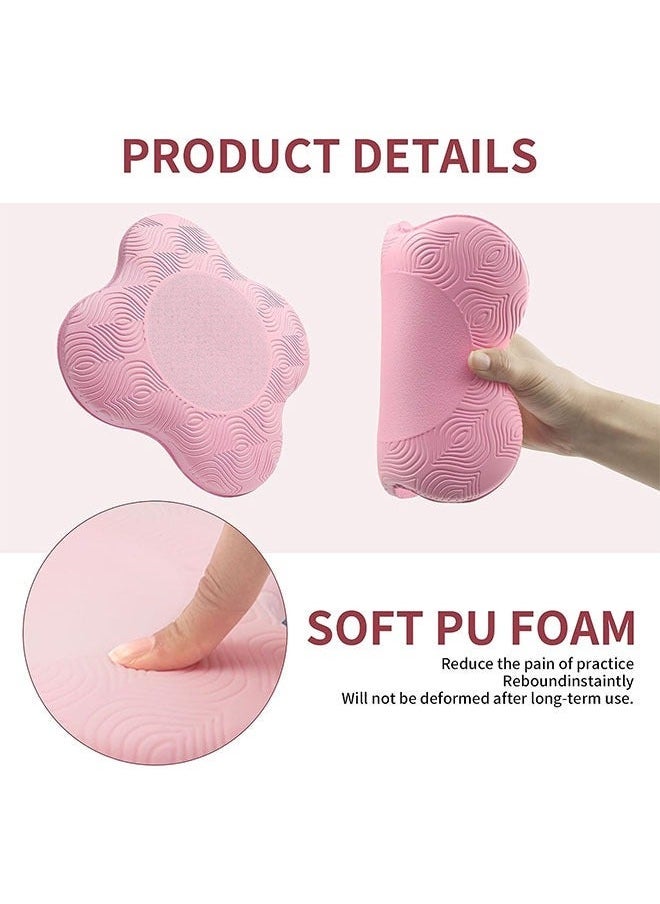 Generic 2-Piece Yoga Knee Pad, Anti Slip Foam Yoga Kneeling Pad, Soft Yoga Knee and Elbow Wrist Pads for Kneeling Down Workout Pilates Exercise  - Image 4