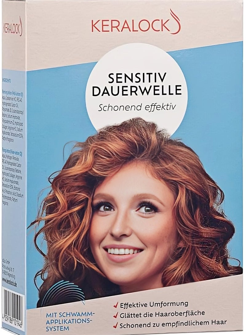 Keralock sensitive Perm – Gentle and Effective, Long-Lasting Curls, Smooths Hair Surface, Sponge Application System - Image 1