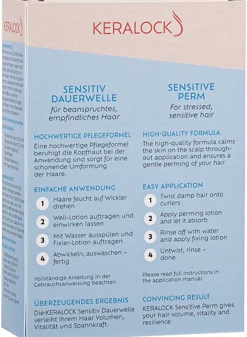 Keralock sensitive Perm – Gentle and Effective, Long-Lasting Curls, Smooths Hair Surface, Sponge Application System - Image 2