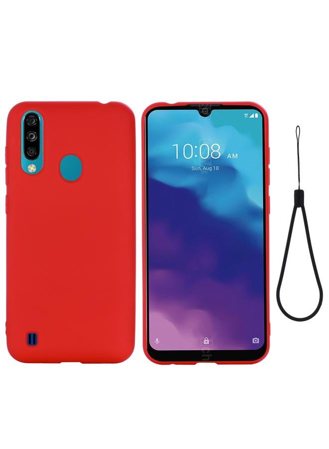 The Bros Case For ZTE A7 2020 Pure Color Liquid Silicone Shockproof Full Coverage Case