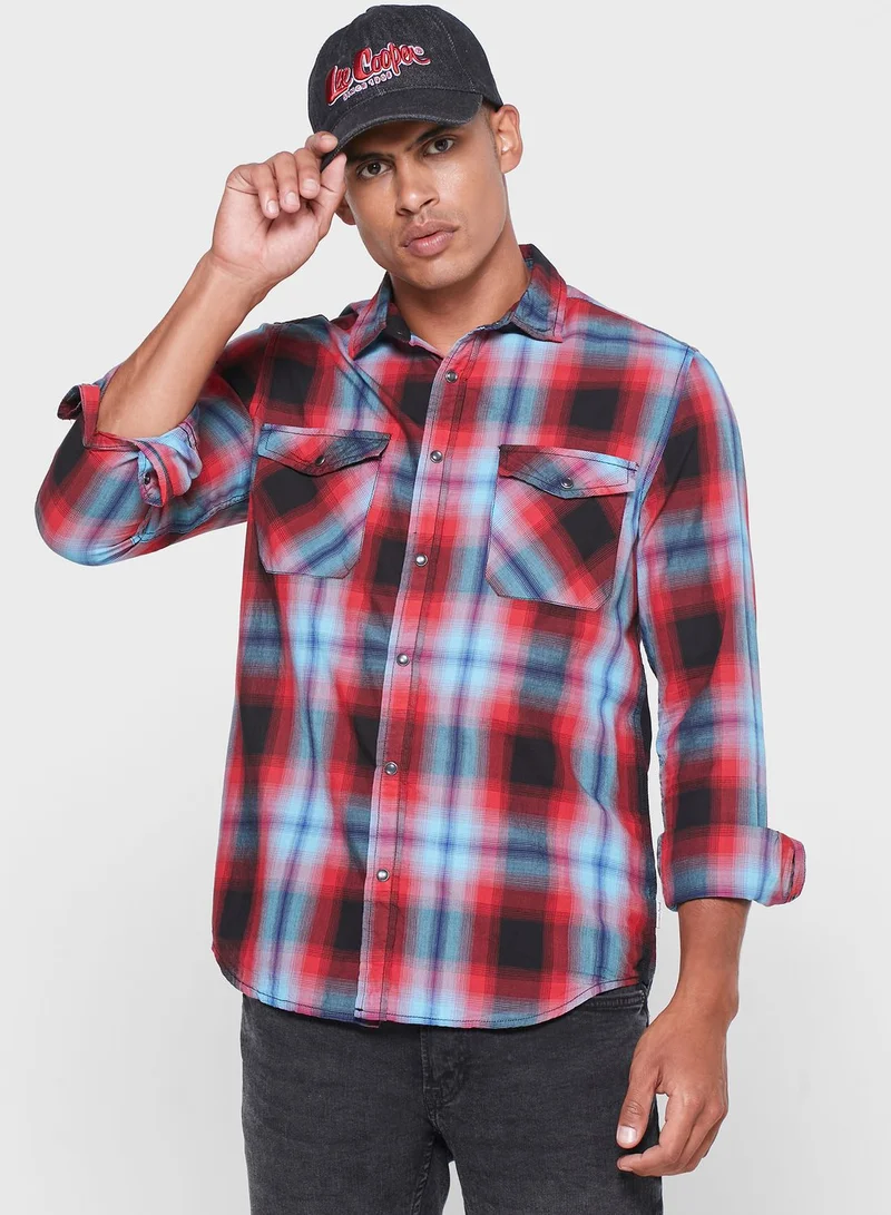 Lee Cooper Checked Regular Fit Shirt
