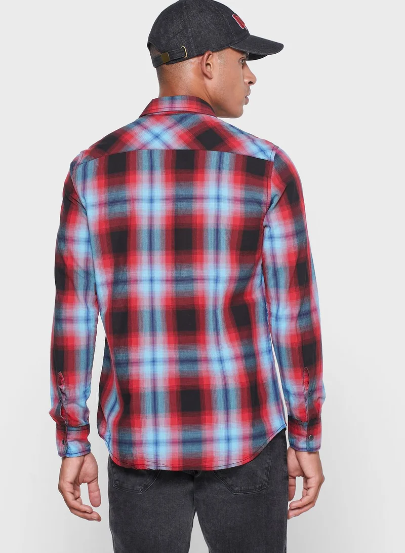 Lee Cooper Checked Regular Fit Shirt