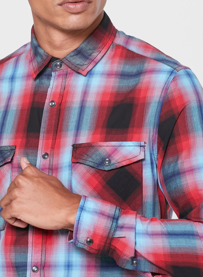 Lee Cooper Checked Regular Fit Shirt