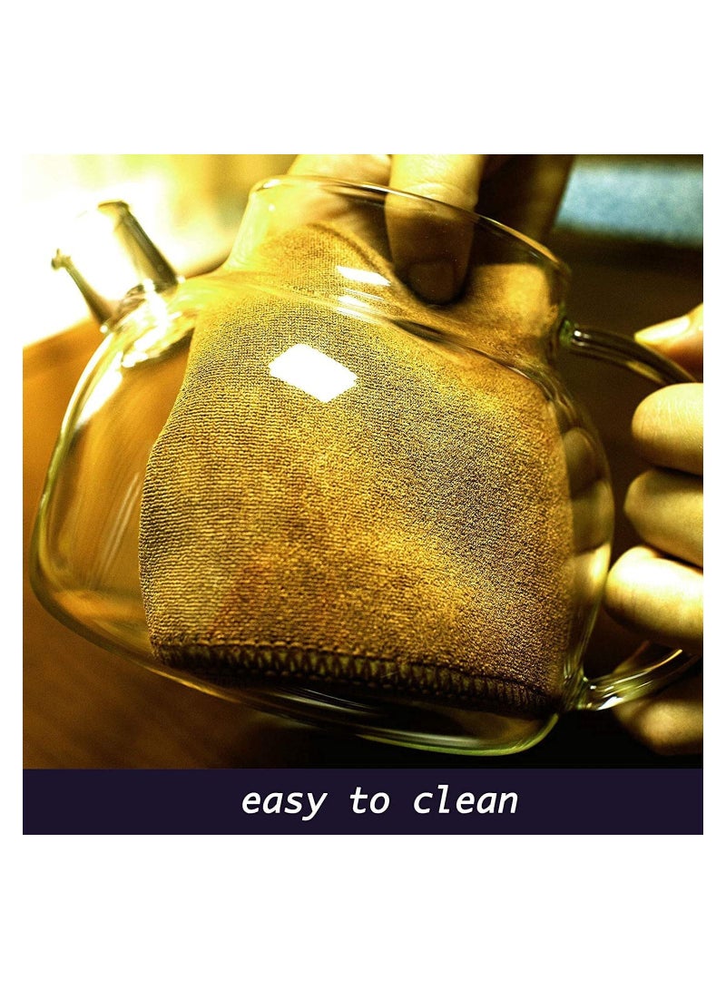 GGEROU Glass Water Pitcher with Bamboo Lid,Borosilicate Glass Teapot for Hot/Cold Water，Glass Water Kettle 1000ml - Image 4