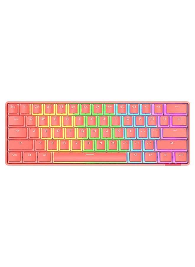 NIBEMINENT - DaiDai STK61 بلوتوث الألعاب بودنغ لوحة المفاتيح الميكانيكية اللاسلكية الأزرق التبديل RGB - Image 1