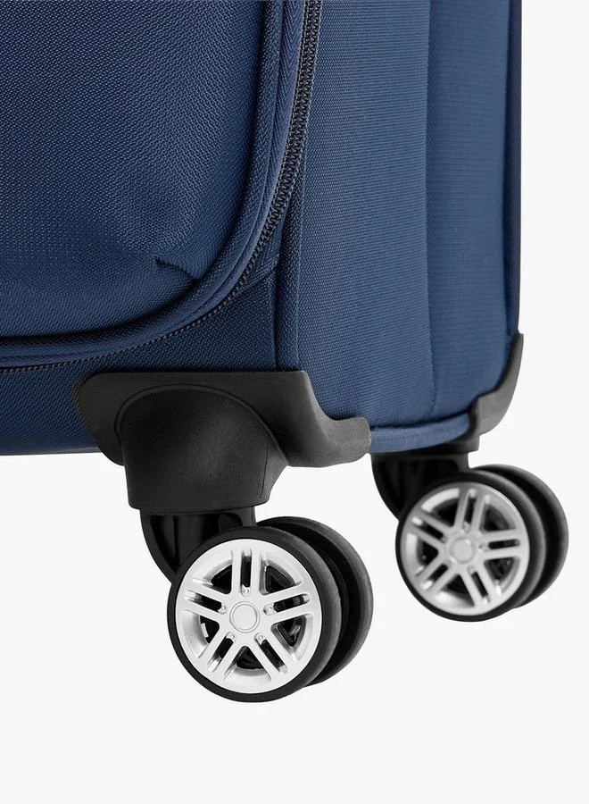 Wave NAVY Solid Softcase Trolley Bag With Retractable Handle  | Best Price UAE